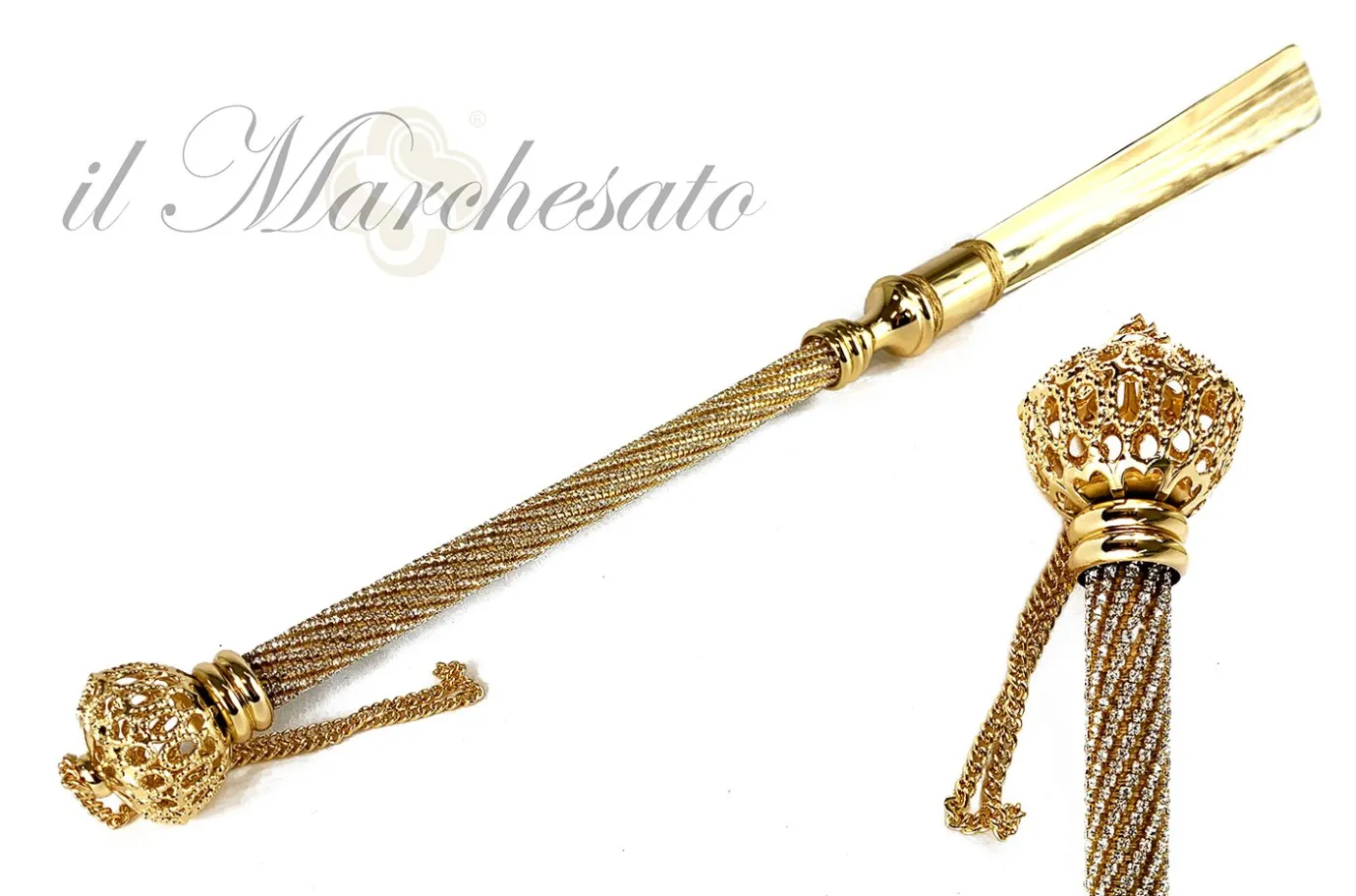 Il Marchesato Elegant Shoehorn Encrusted with thousands of crystals Fashion