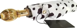 Il Marchesato Elegant Spotted Woman's Folding Umbrella New