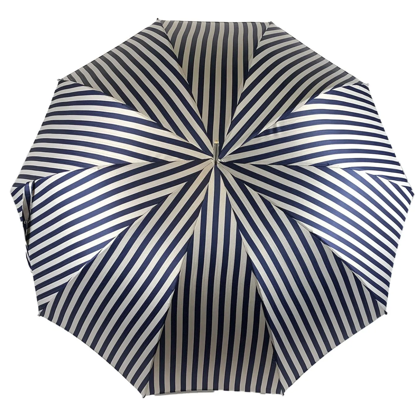 Il Marchesato Elegant striped Blue and gray umbrella - Exclusive ilMarchesato Clearance