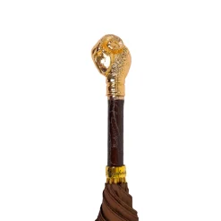 Il Marchesato Elegant Tobacco Umbrella with Gold Ram Best