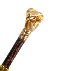 Il Marchesato Elegant Tobacco Umbrella with Gold Ram Best
