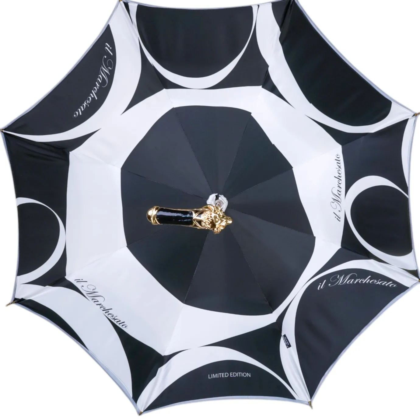 Il Marchesato Elegant Umbrella with Gold-Plated Lion Handle – Limited Edition Best