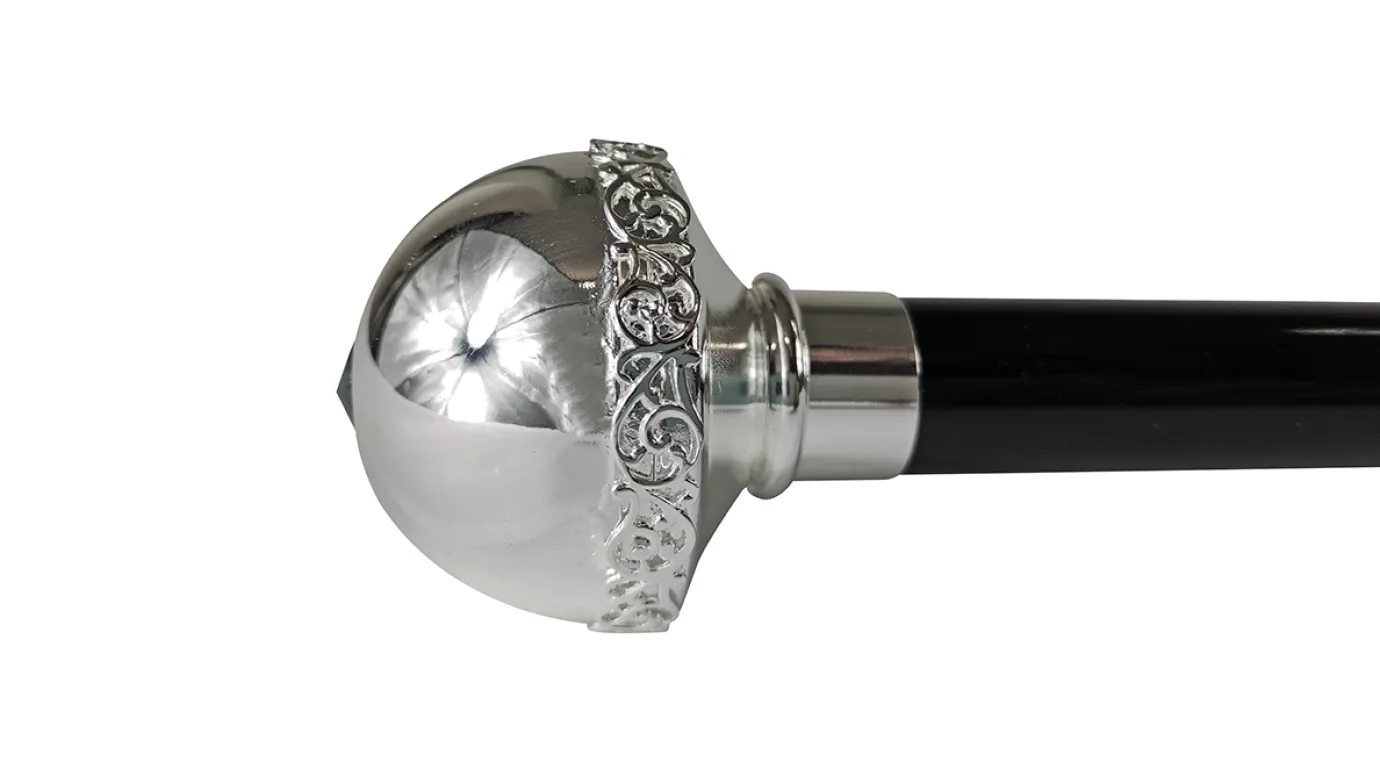 Il Marchesato Elegant Walking stick with Silver-Plated Knob Best