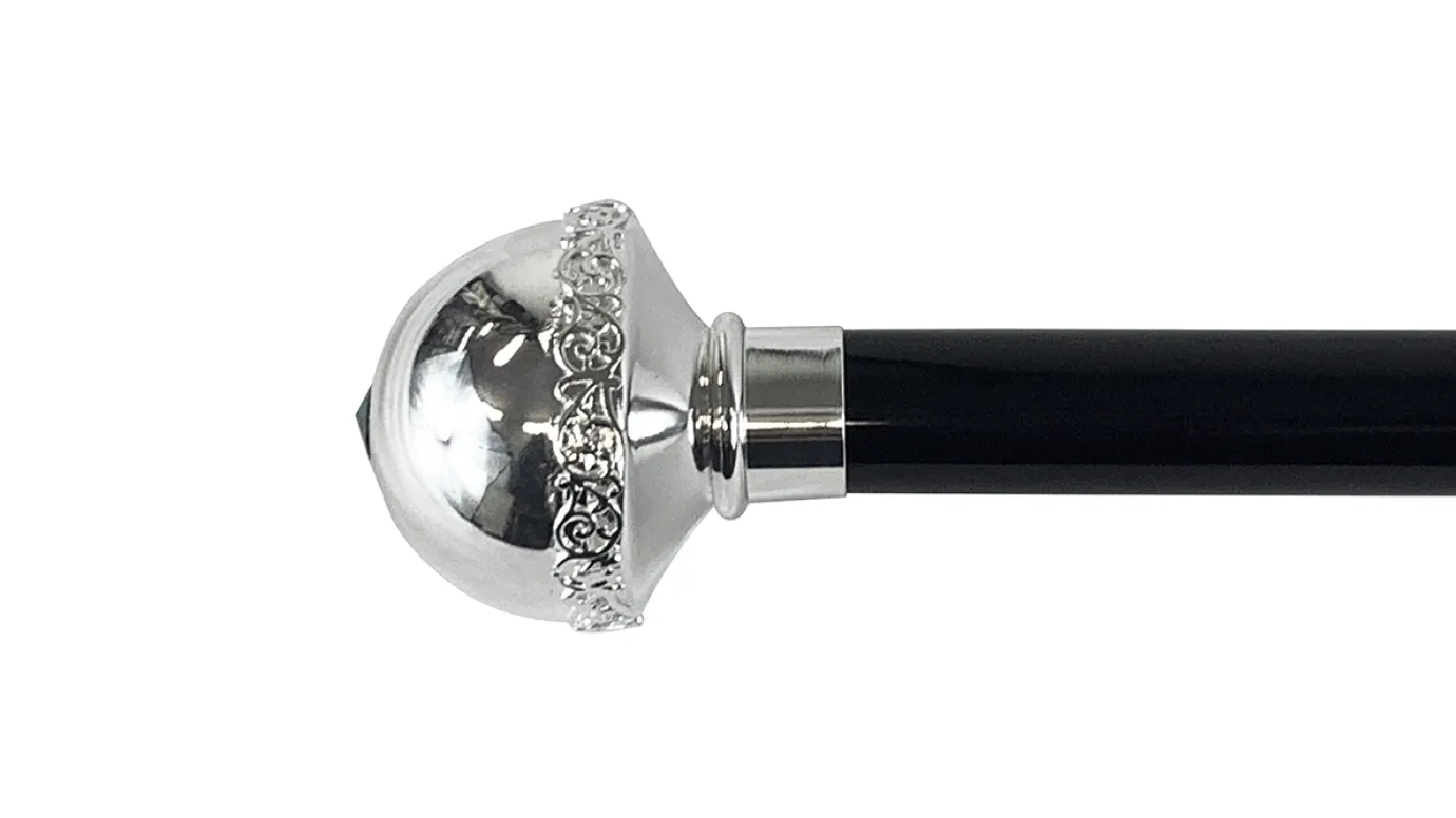 Il Marchesato Elegant Walking stick with Silver-Plated Knob Best