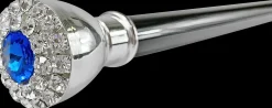 Il Marchesato Elegant Walking stick with Silver-Plated Knob and crystals New