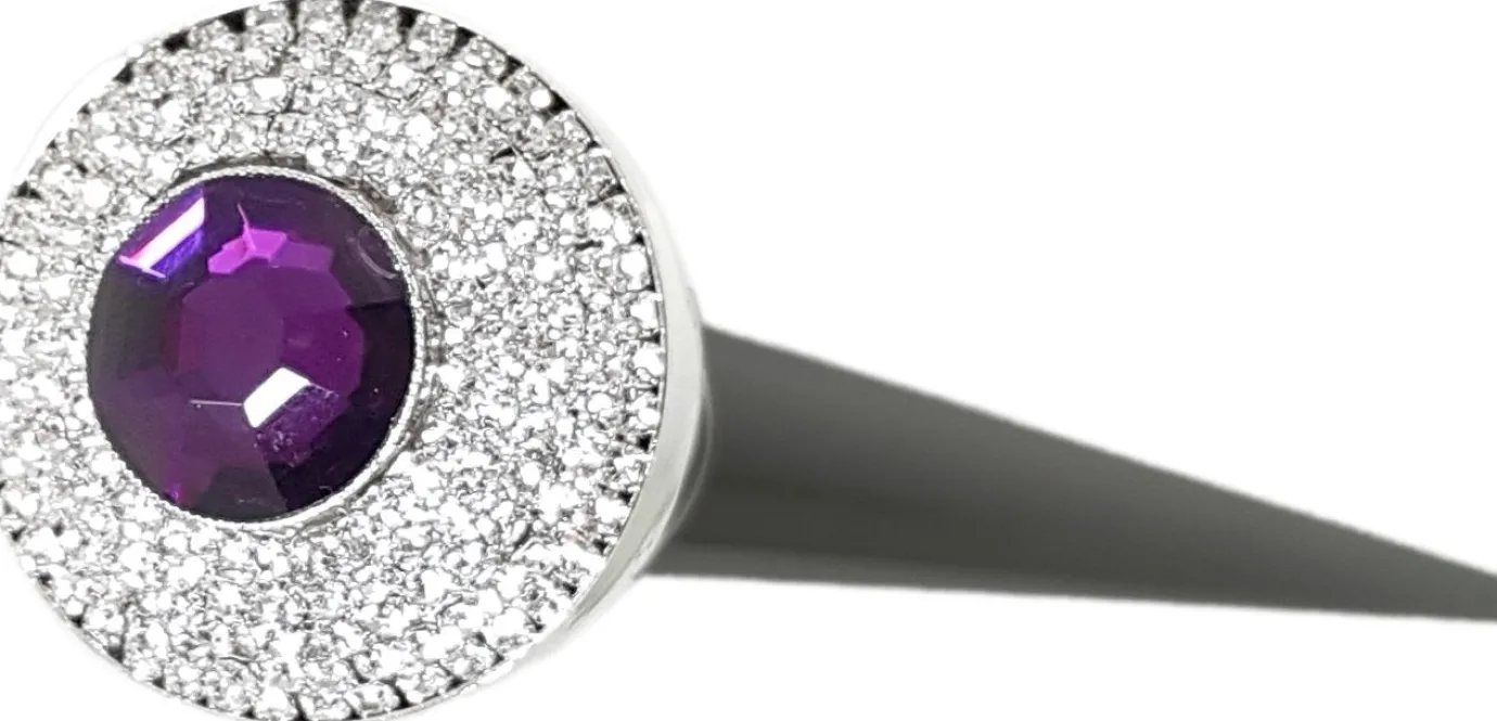 Il Marchesato Elegant Walking Sticks - Crystal Encrusted Knob Clearance