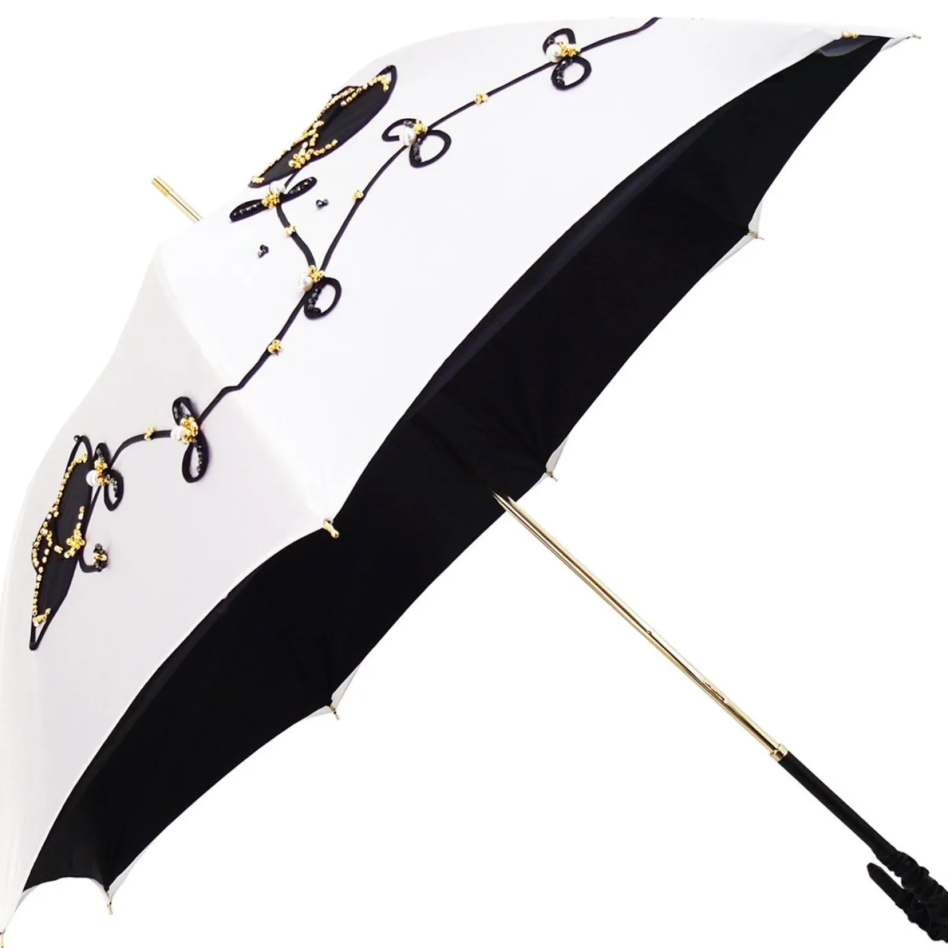 Il Marchesato Elegant Women Embroidery Umbrella Best