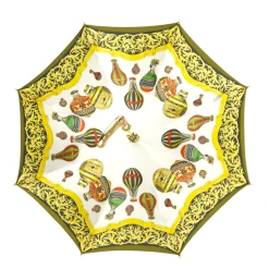 Il Marchesato Elevated Elegance: Exclusive Hot Air Balloon Design Umbrella with Gold Clearance
