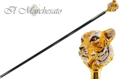 Il Marchesato Enameled Siberian Tiger Cane Best