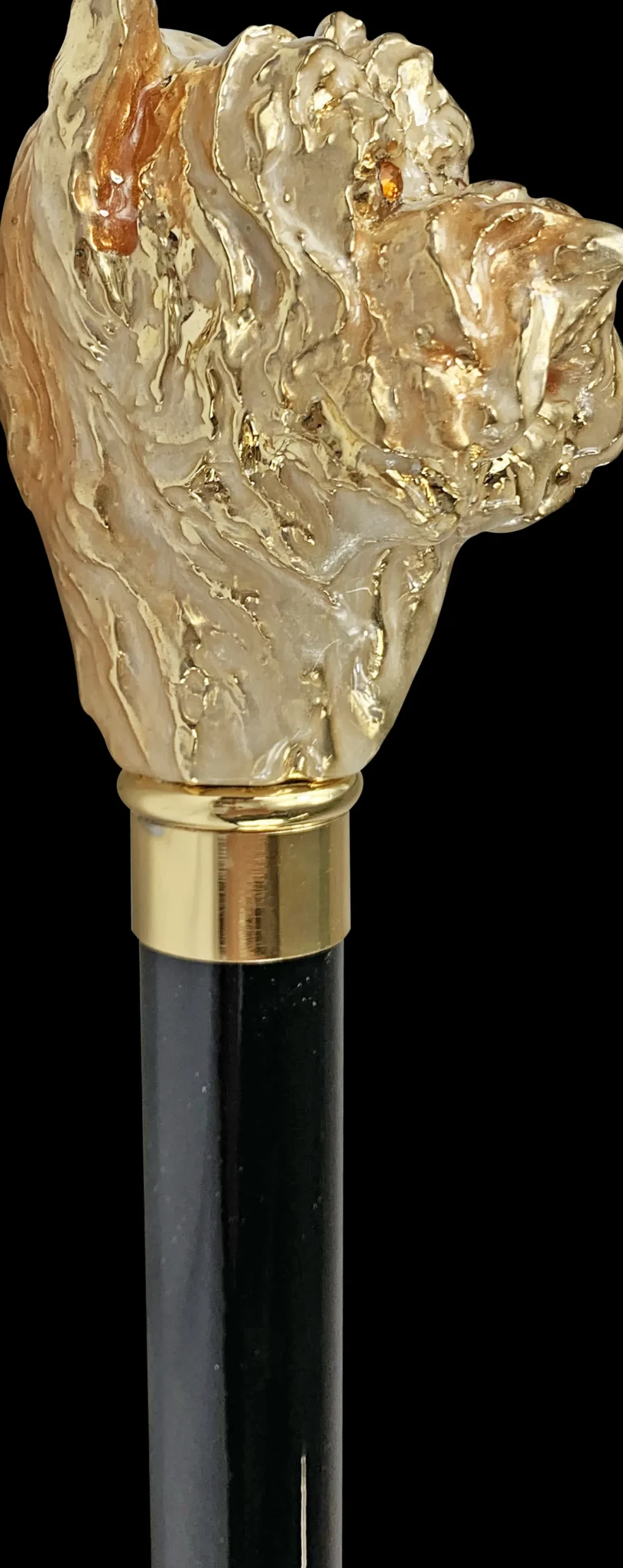 Il Marchesato Exclusive gold plated and Hand enamelled dog Best