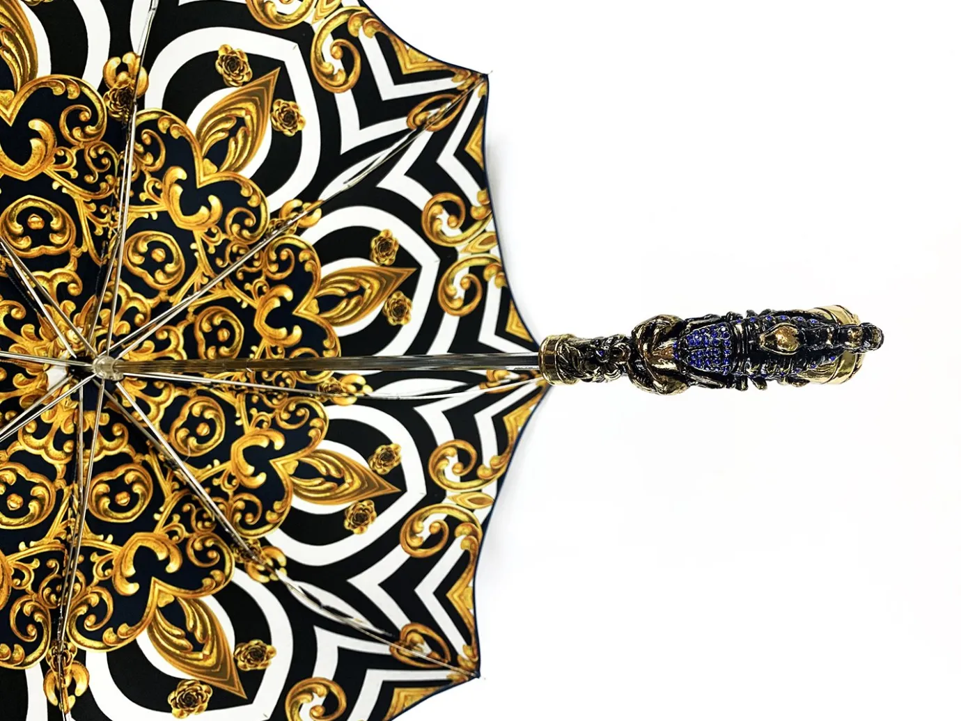 Il Marchesato Exclusive handle with 24K golden scorpion and embellished with sapphir Outlet