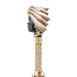 Il Marchesato Exclusive ilMarchesato umbrella with Classic Sicily "Testa di moro" Clearance