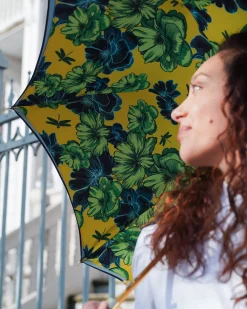 Il Marchesato Exclusive Italian Artisan Umbrella with Exquisite Hand-Painted Dragonf Fashion