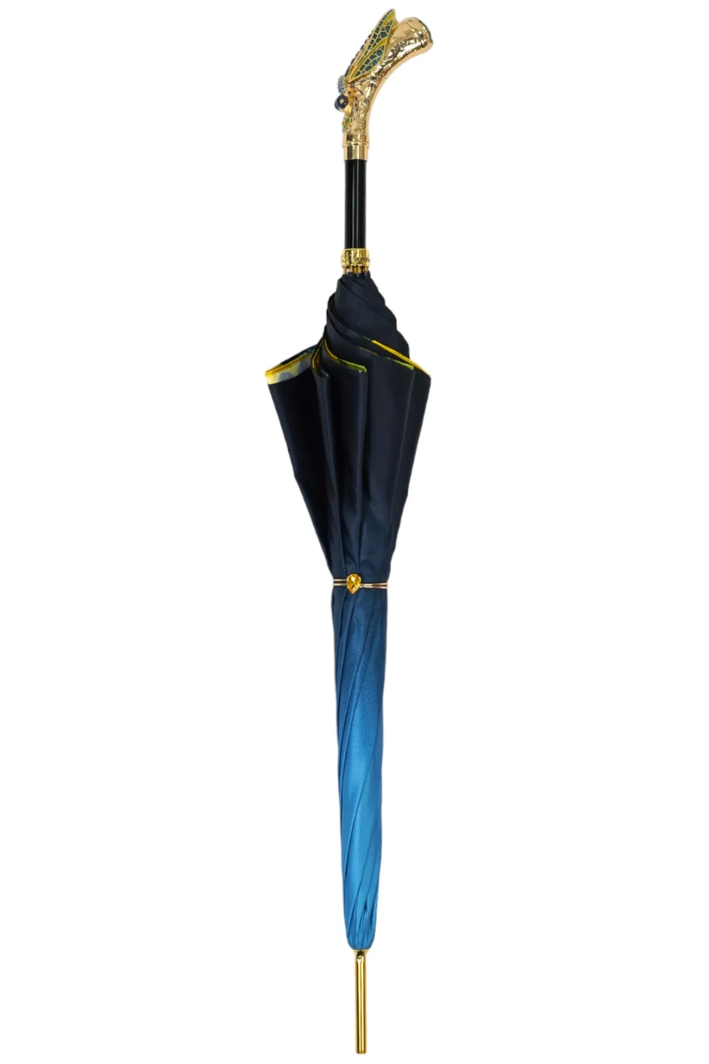 Il Marchesato Exclusive Italian Artisan Umbrella with Exquisite Hand-Painted Dragonf Fashion