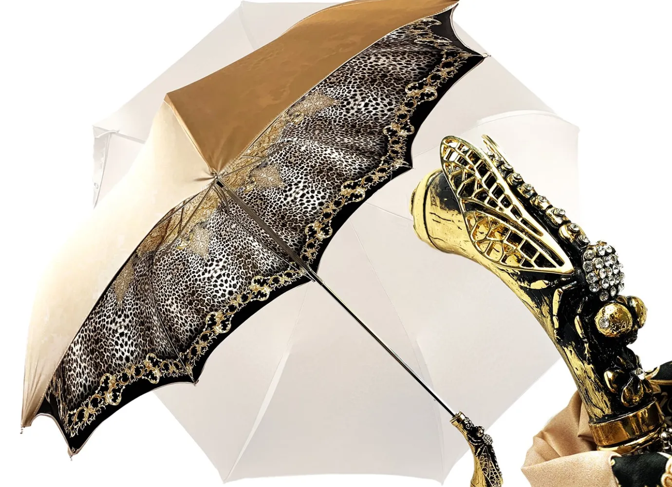 Il Marchesato Exclusive 24K Goldplated Dragonfy umbrella Outlet