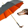 Il Marchesato Exclusive striped umbrella - hand-painted greyhound umbrella Online