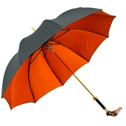 Il Marchesato Exclusive striped umbrella - hand-painted greyhound umbrella Online