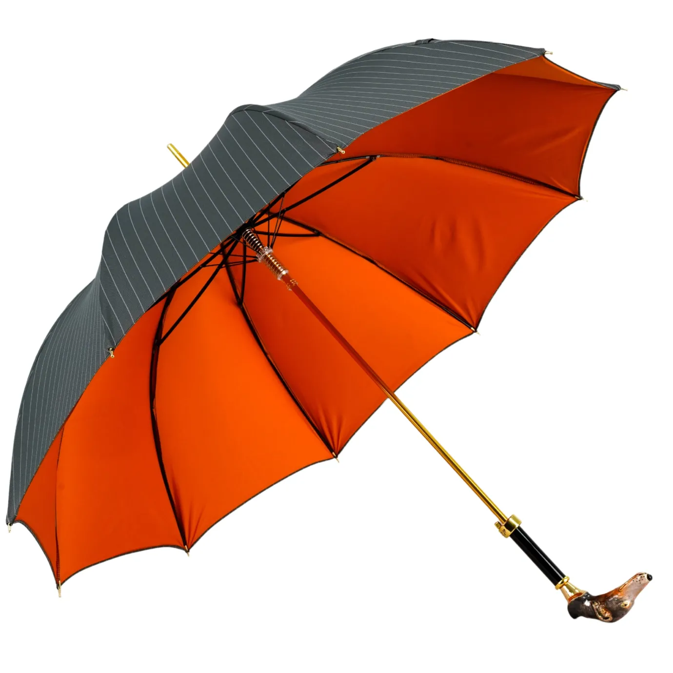 Il Marchesato Exclusive striped umbrella - hand-painted greyhound umbrella Online