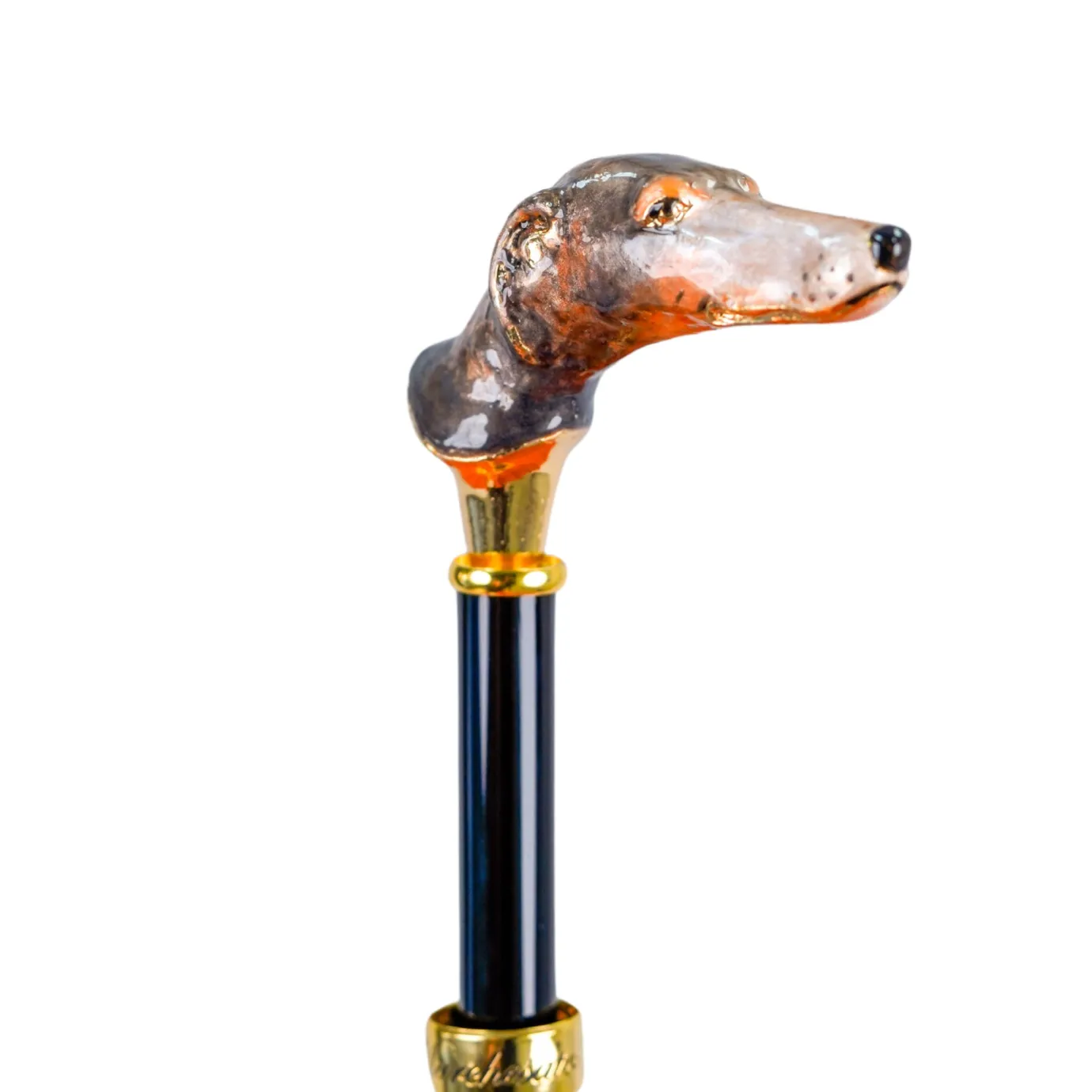 Il Marchesato Exclusive striped umbrella - hand-painted greyhound umbrella Online