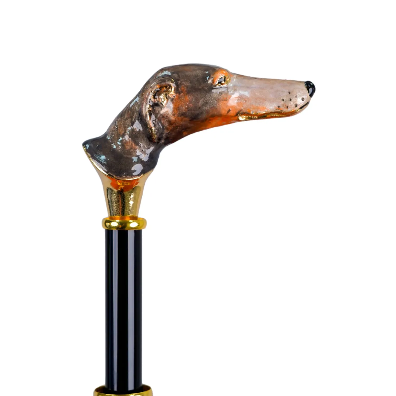 Il Marchesato Exclusive striped umbrella - hand-painted greyhound umbrella Online