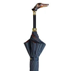 Il Marchesato Exclusive striped umbrella - hand-painted greyhound umbrella Online