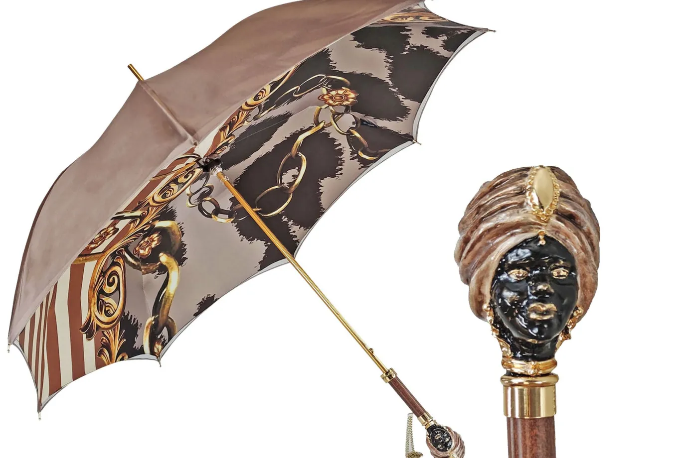 Il Marchesato Exclusive umbrella with Classic Sicily "Testa di moro" Online