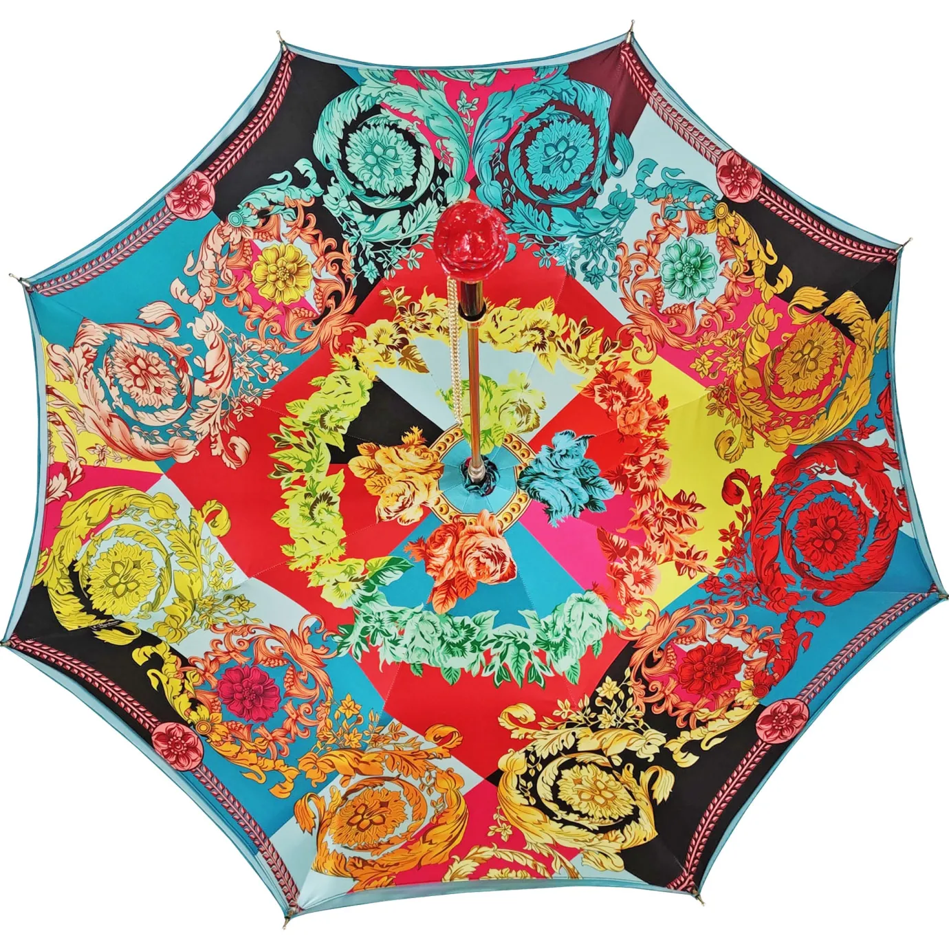Il Marchesato Exclusive umbrella with colorfull Sicily "Testa di moro" Online