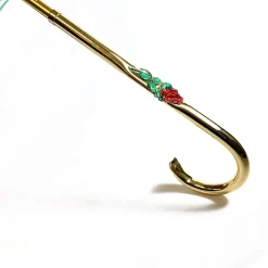 Il Marchesato Fanciful Green Umbrella with Roses Clearance