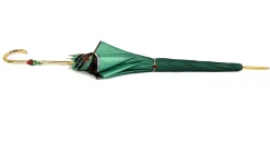 Il Marchesato Fanciful Green Umbrella with Roses Clearance