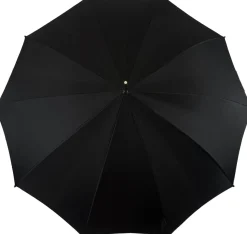 Il Marchesato Fantastic Black umbrella for man with Silverplated Dragon Online
