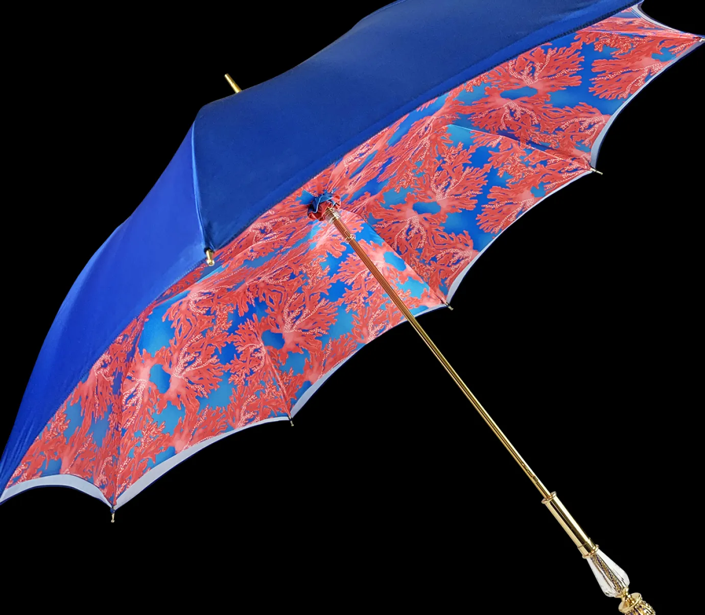 Il Marchesato Fantastic blue with "35fili" Coral design Fashion