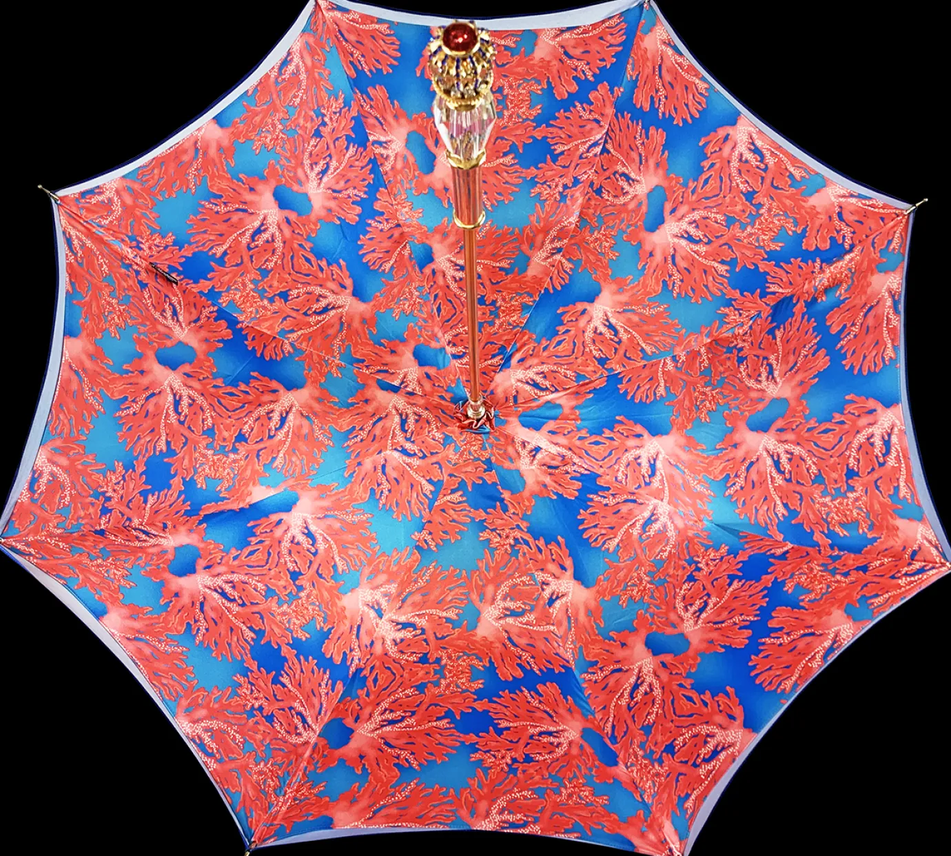 Il Marchesato Fantastic blue with "35fili" Coral design Fashion