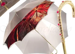Il Marchesato Fantastic Double Canopy Luxury Ladies Umbrella New