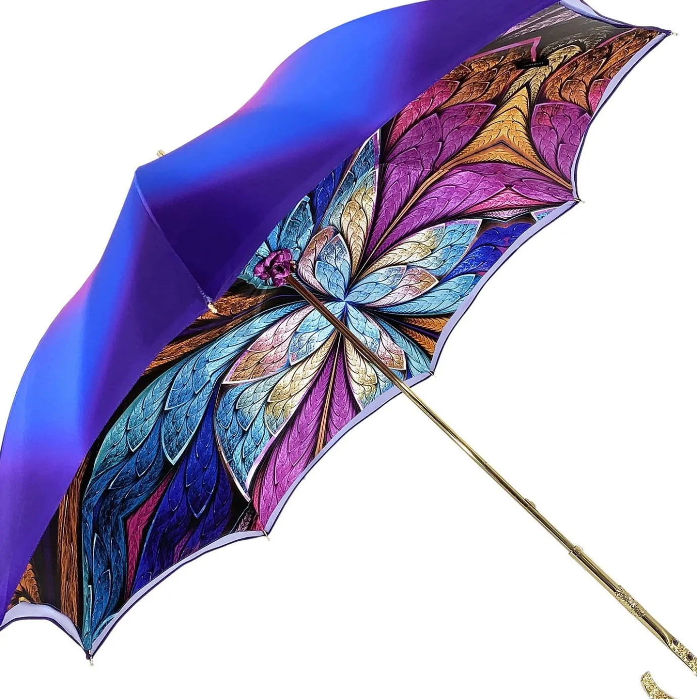 Il Marchesato Fantastic Double Canopy Luxury purple Umbrella New