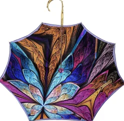 Il Marchesato Fantastic Double Canopy Luxury purple Umbrella New