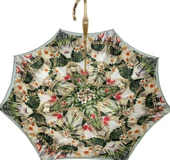 Il Marchesato Fantastic flower and chain Umbrella With Double Fabric, Exclusive Desi Best