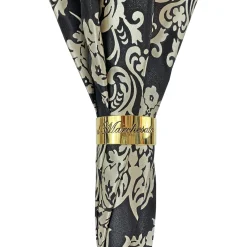 Il Marchesato Fashionable black damask with fantastic green New
