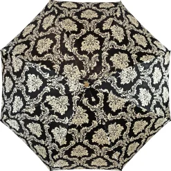 Il Marchesato Fashionable black damask with fantastic green New