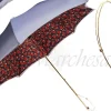 Il Marchesato Fashionable Gradient Grey&Flowered Umbrella, Double Cloth Fashionable Italian Umbrella Outlet