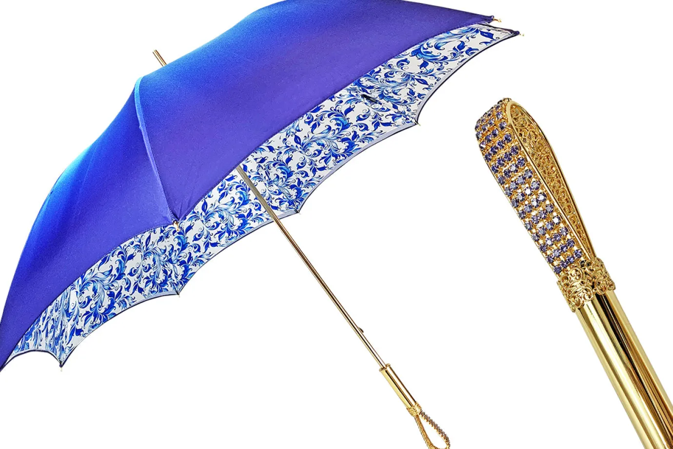 Il Marchesato Fine and elegant light blue umbrella Sale