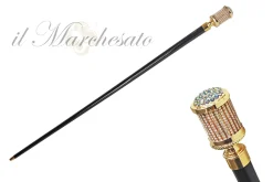 Il Marchesato Fine and elegant walking stick with crystals Sale