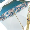 Il Marchesato Floral umbrella in refined octane Clearance