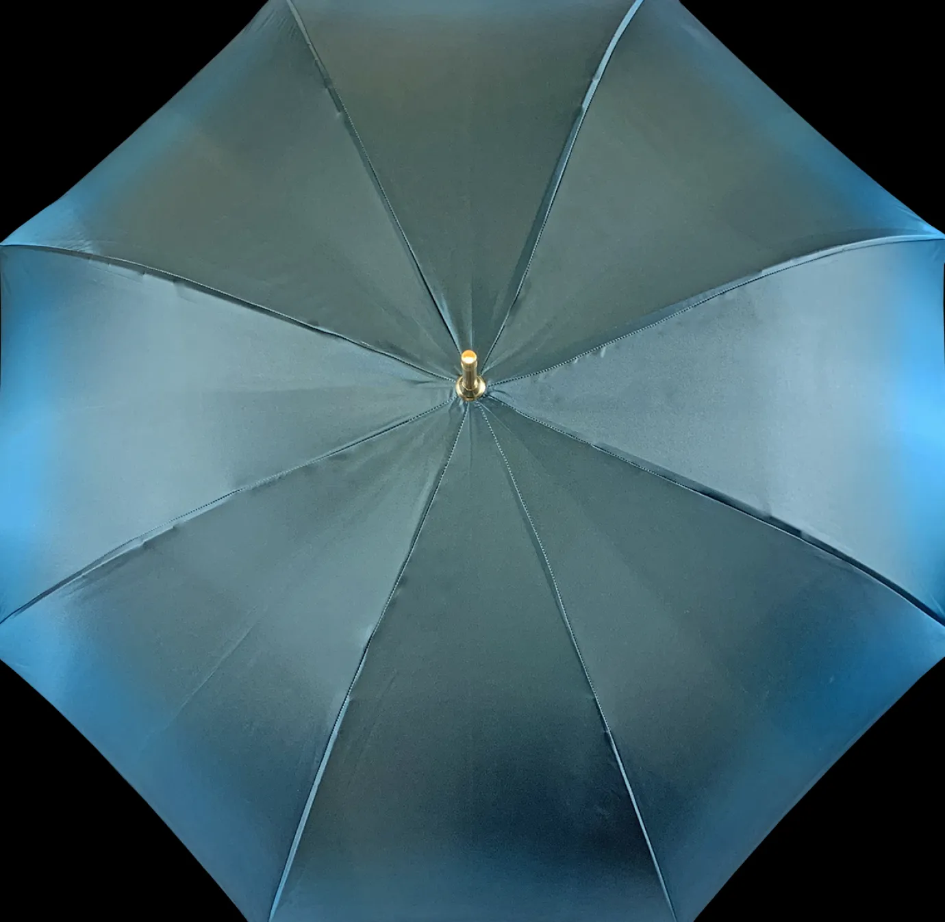 Il Marchesato Floral umbrella in refined octane Clearance