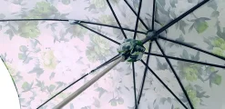 Il Marchesato Flowered Green Parasol Discount