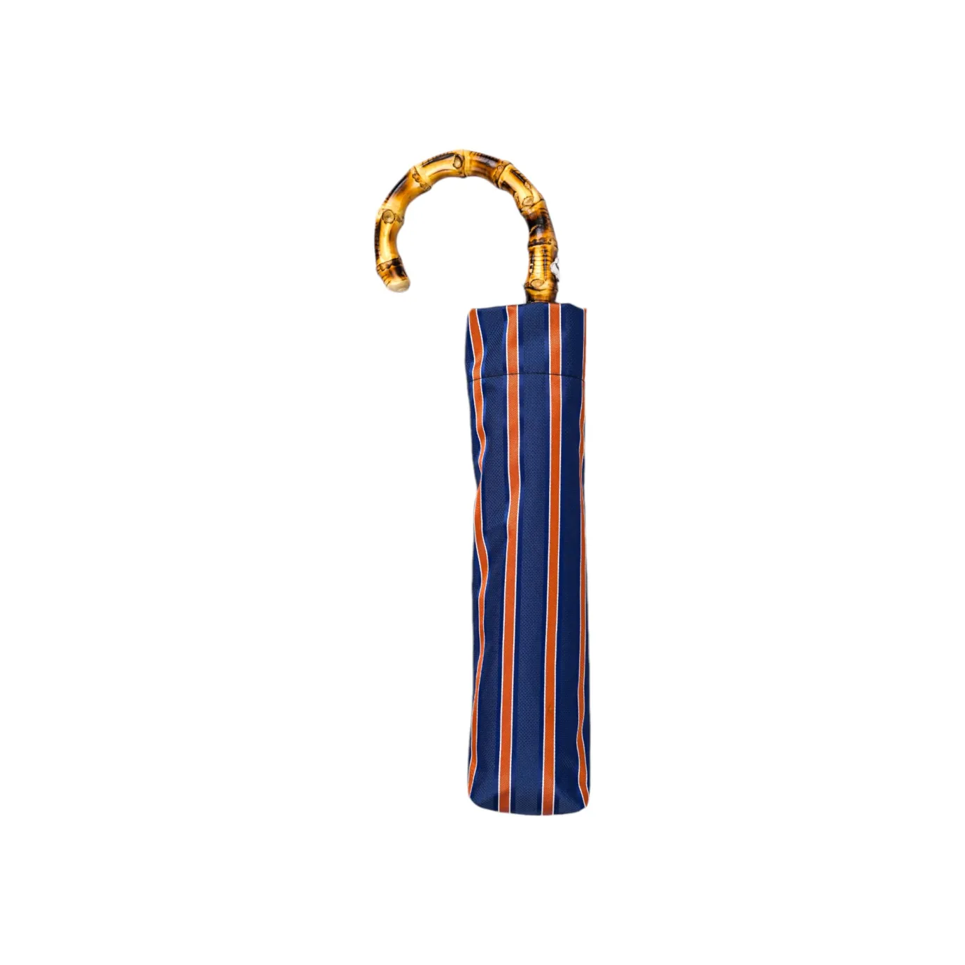 Il Marchesato Foldable Umbrella with Stripes, Bamboo Handle Sale