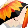 Il Marchesato Foldable Women's Umbrella - Orange Flower Pattern Outlet