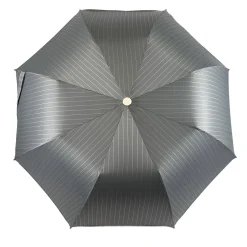 Il Marchesato Folding gray striped umbrella for men Online