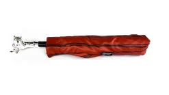 Il Marchesato Folding Umbrella for Men with Silver-plated Bull Handle Online