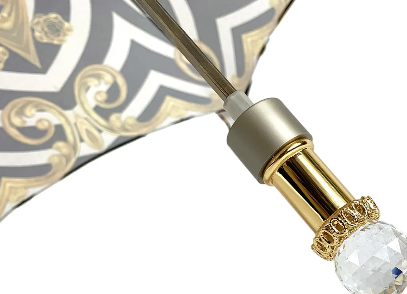 Il Marchesato Folding Umbrella With Swarovski Crystal Clearance