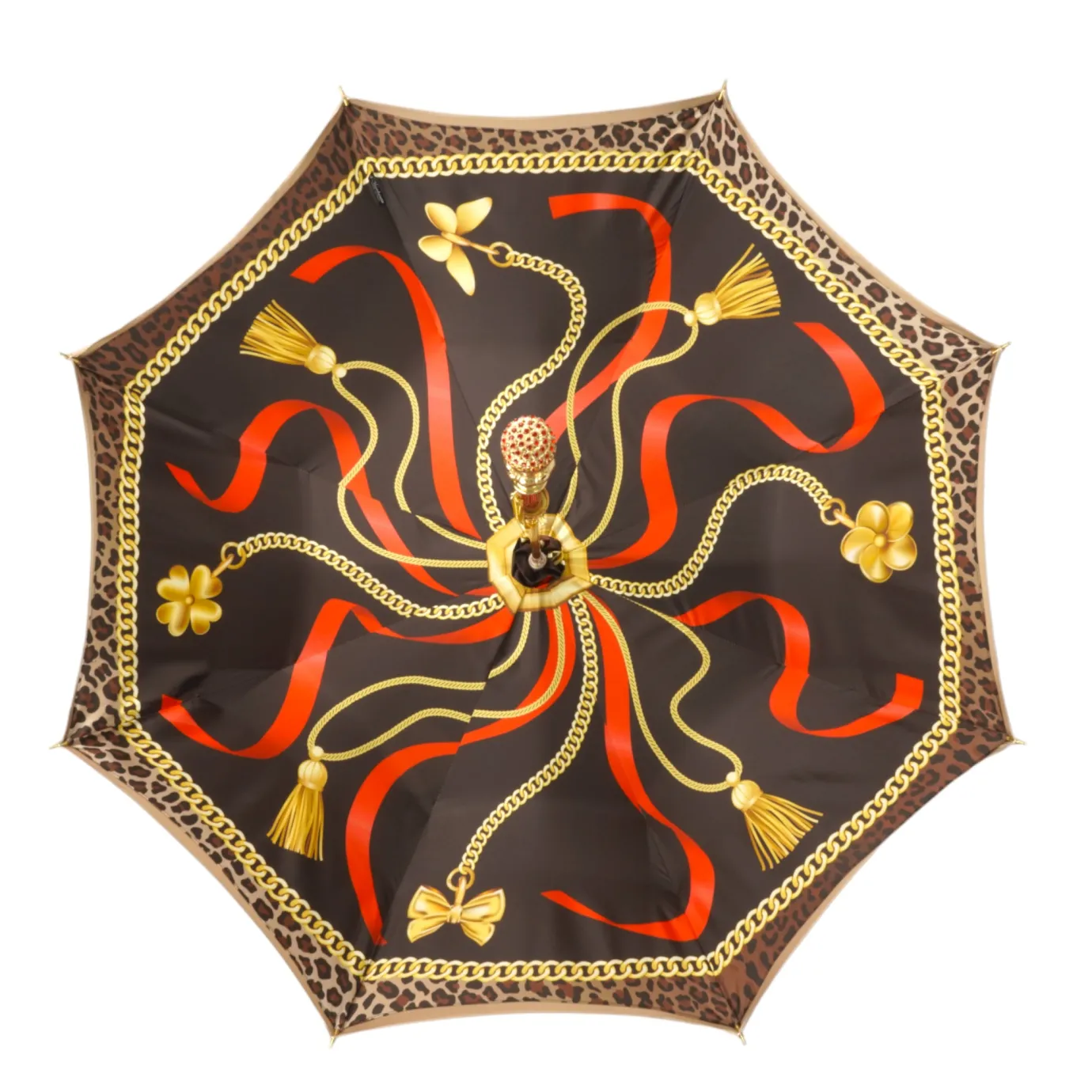 Il Marchesato Golden Touch Umbrellas: Exquisite Artisan-Made Canopies with Crystal-A Sale
